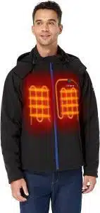 ORORO Men's Soft Shell Heated Jacket