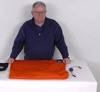 heated sleeping bag Construction