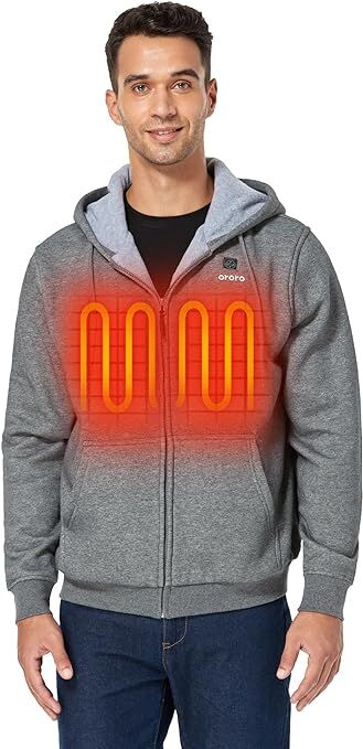 ORORO Heated Hoodie unisex