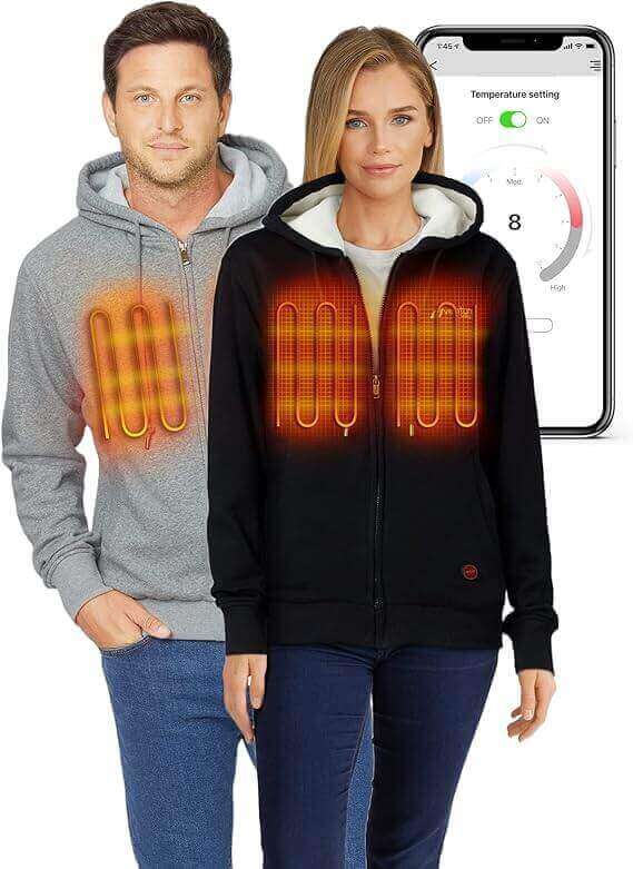 Venture Heat Unisex Bluetooth Heated Hoodie