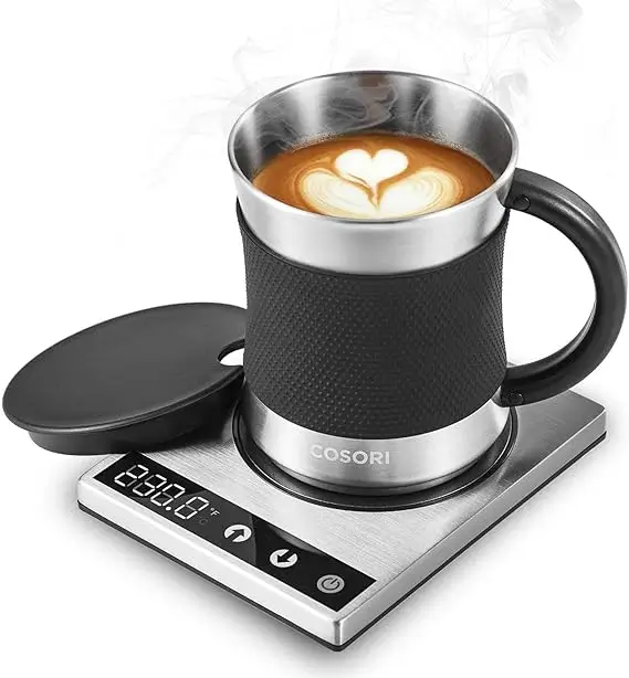 COSORI Coffee Mug Warmer & Mug Set for Desk
