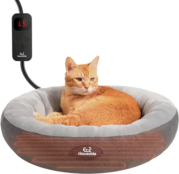 Heated Cat Bed for Small Size Cats
