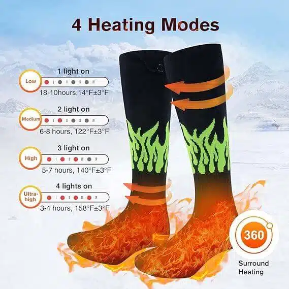 four heating modes